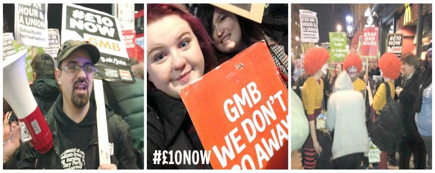 #£10NOW GMB Young Members set to demonstrate in Manchester