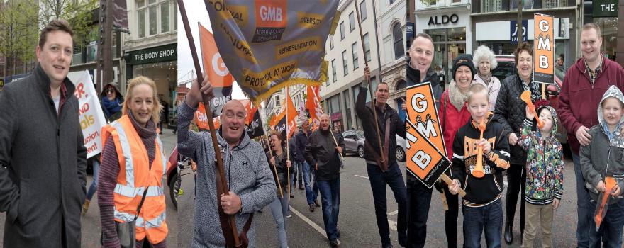 GMB March in May Day Rally 