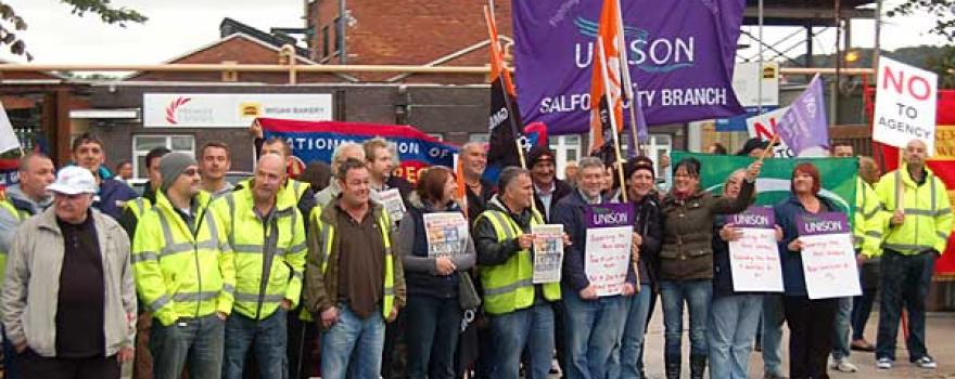 GMB union members Hovis workers strike again