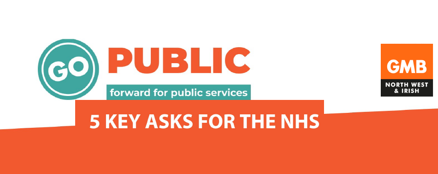 GMB NHS trade union campaigns for members rights