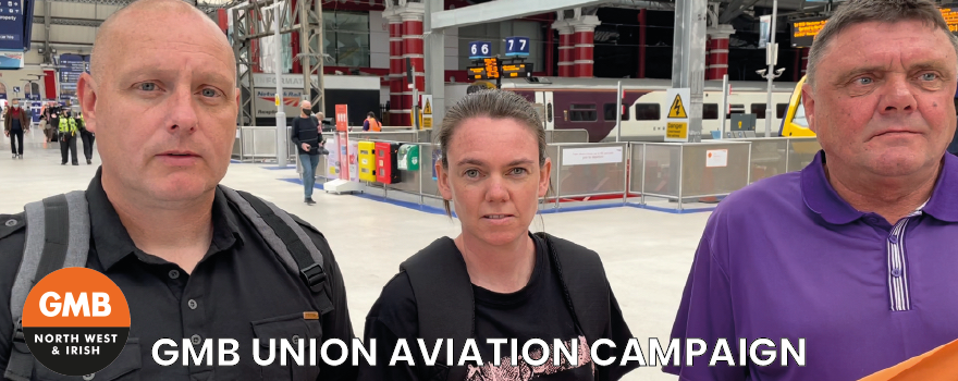 GMB union Aviation campaign to loby westminster