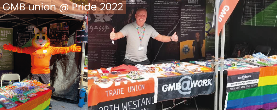 GMB union at Pride 2022