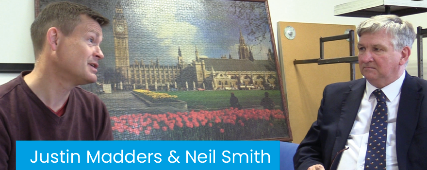 GMB union politics Neil Smith talks to Justin Madders