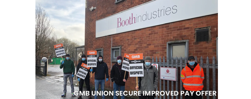 Better Pay for GMB union members at Booth Industries