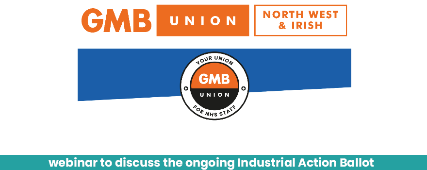 GMB union members webinar NHS Pay Ballot