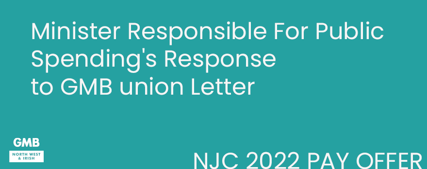 NJC 2022 PAY OFFER - RESPONSE TO GMB UNION LETTER